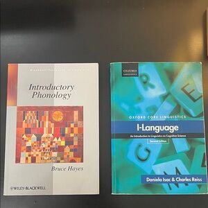 Introductory Phonology and I-Language Books